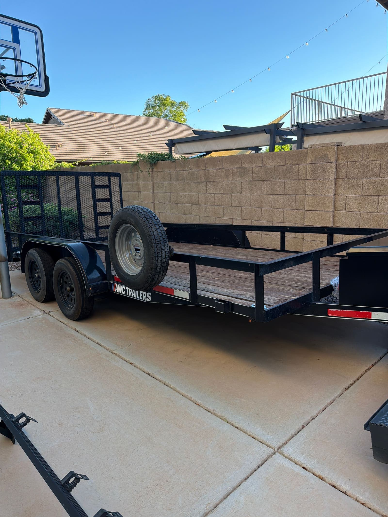 83x16 utility trailer for rent in Gilbert, AZ